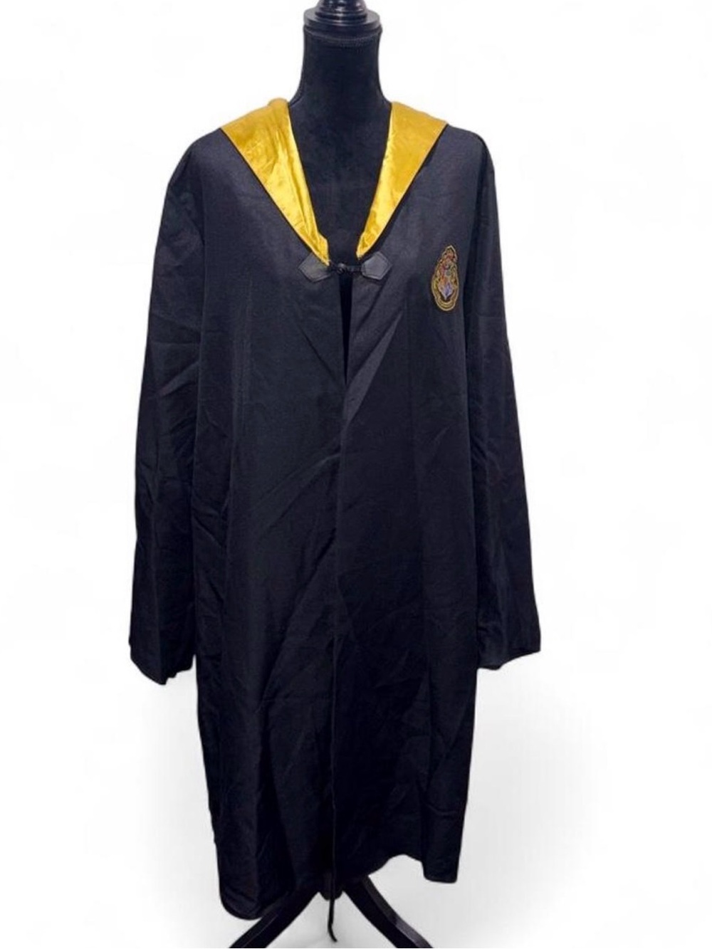 Harry Potter Black and Gold Hooded Robe size L-XL